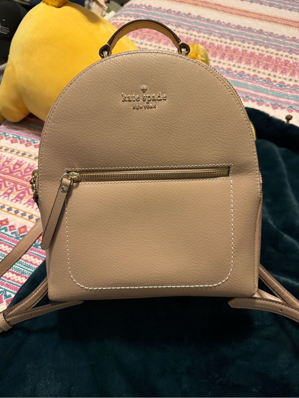 kate spade tan Mini Backpack